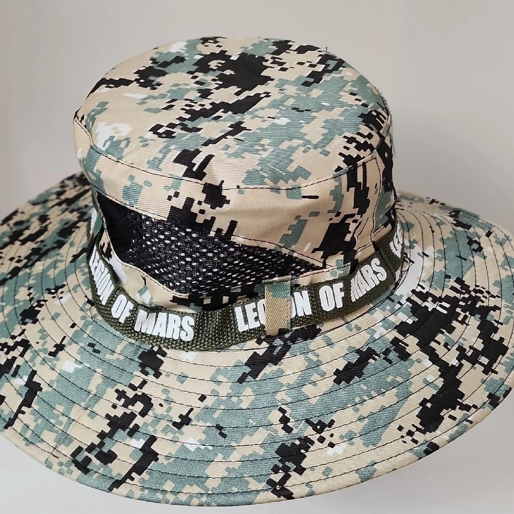 Legion of Mars Digital Camo Bucket Hat Chin Strap Outdoor Hat 22.5